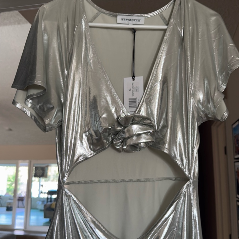 Brand new weworewhat silver fancy dress